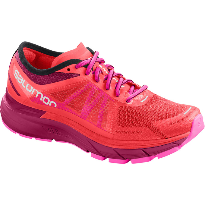 Zapatillas De Running Salomon Mujer Rojas / Negras - Salomon Argentina SONIC RA MAX W ,824057-JOK